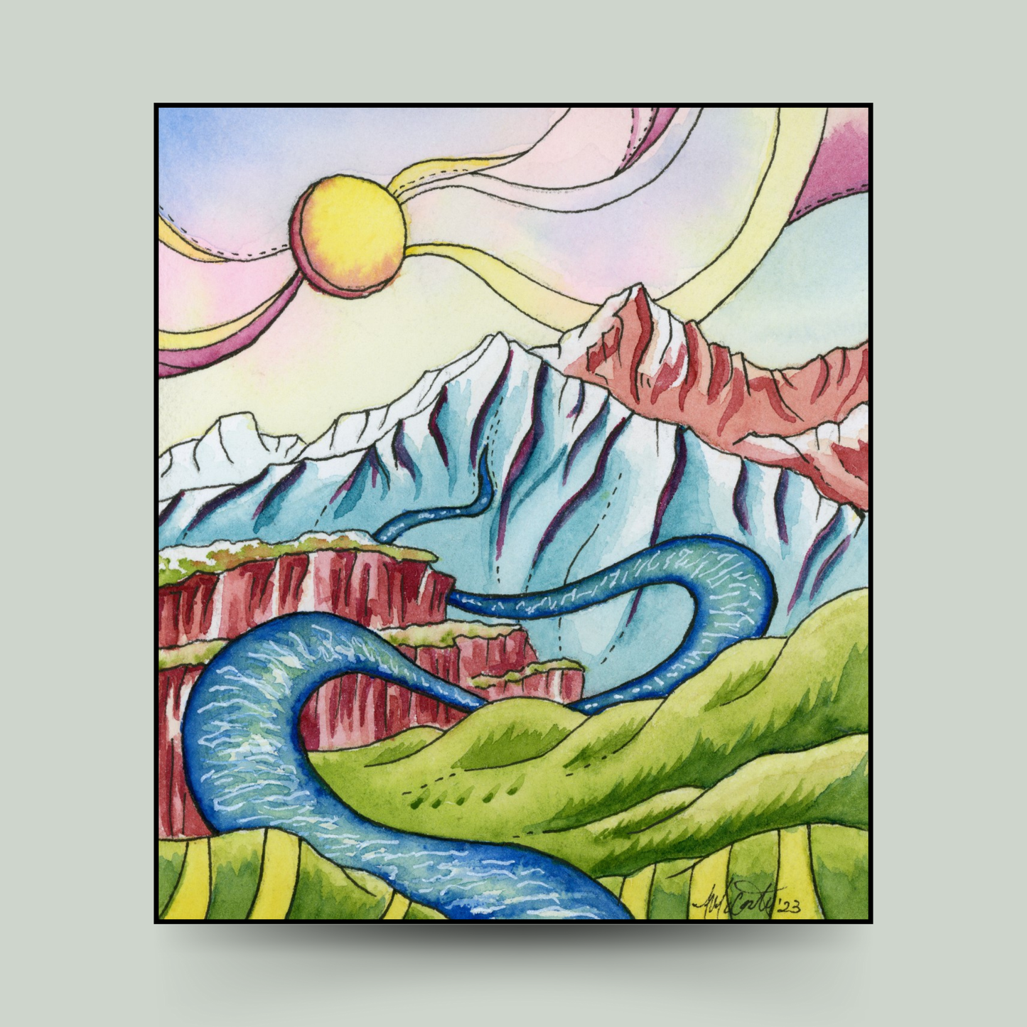 Whimsical St. Vrain Canvas Print