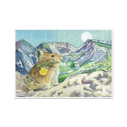 Peek Beyond the Pika Fine Art Print