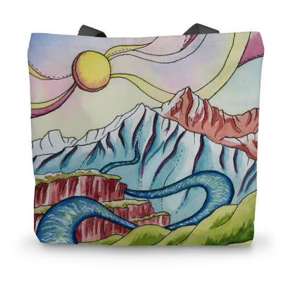 Vrain Canvas Tote Bag | The Sage Leaf Studio