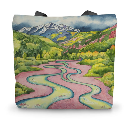 Crystal River Magic Tote Bag | Canvas Tote Bag | The Sage Leaf Studio