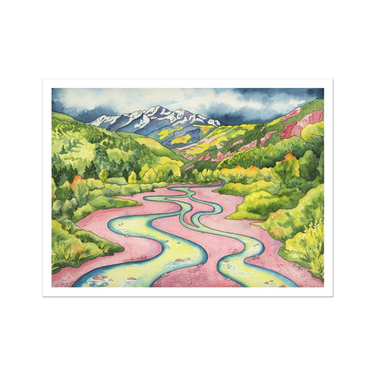 Crystal River Magic Rolled Canvas