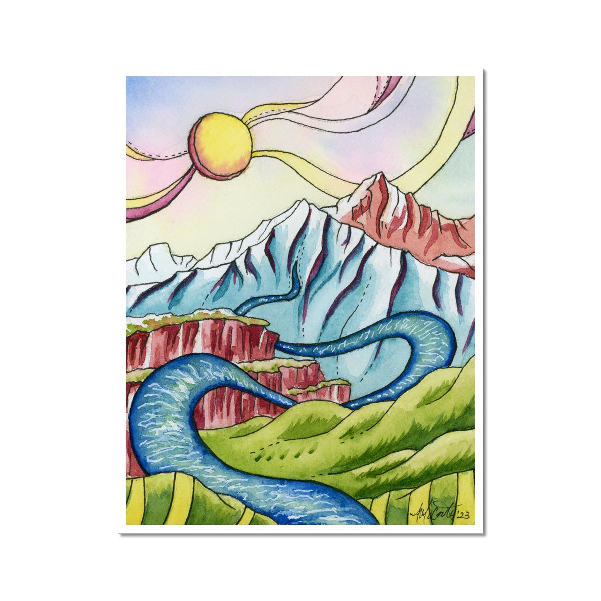 Whimsical St. Vrain Fine Art Print