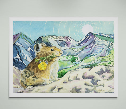 Peek Beyond the Pika Fine Art Print