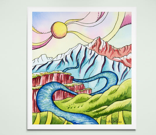 Whimsical St. Vrain Fine Art Print