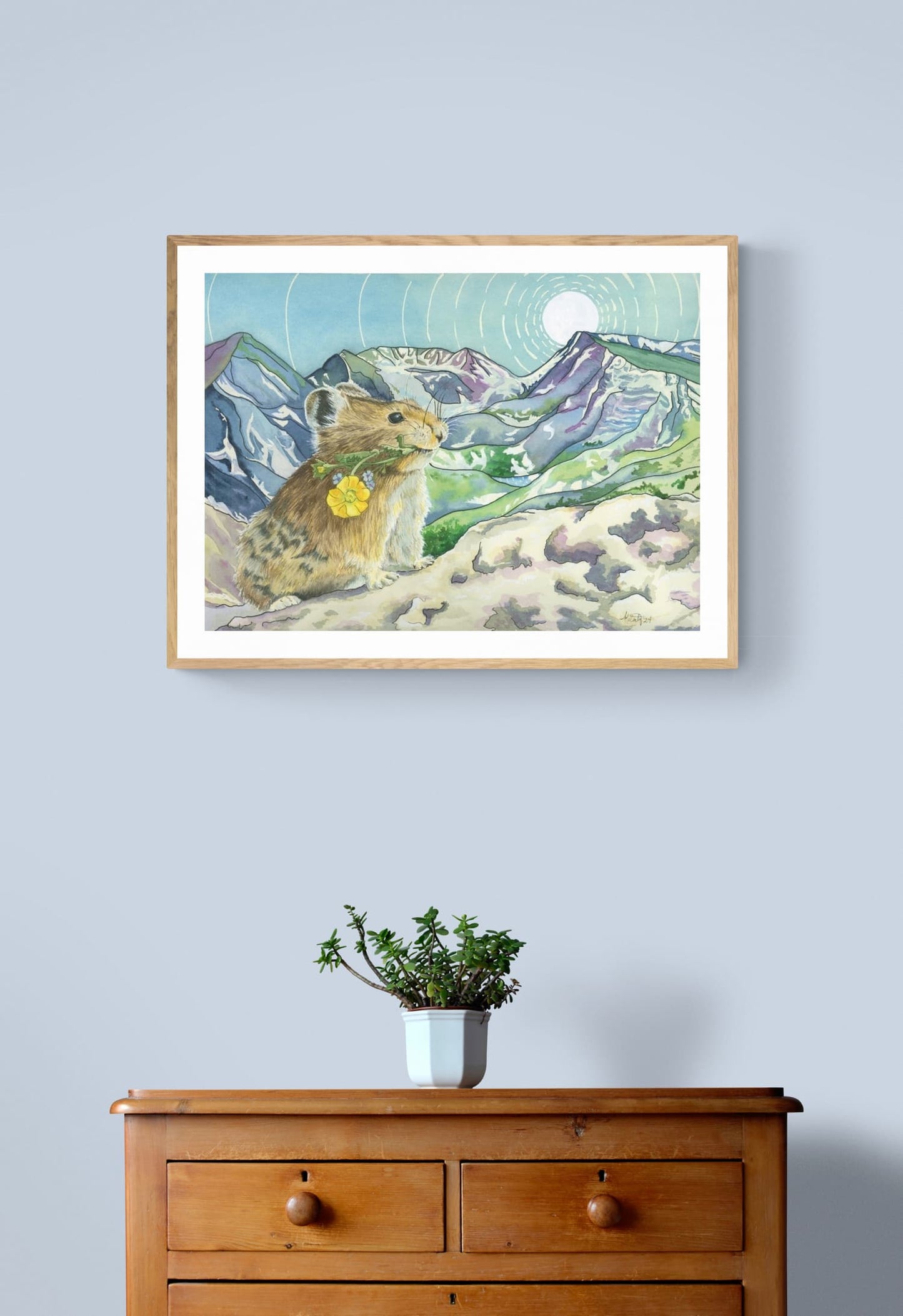 Peek Beyond the Pika Fine Art Print