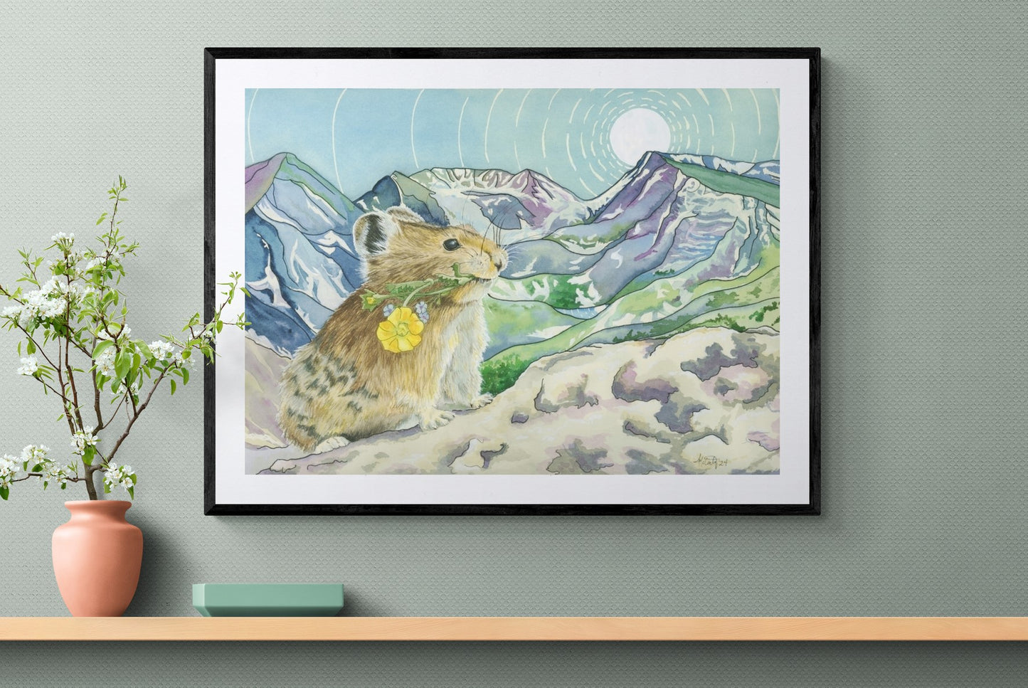 Peek Beyond the Pika Fine Art Print